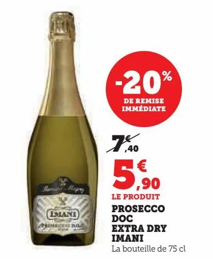 prosecco  doc  extra dry  imani