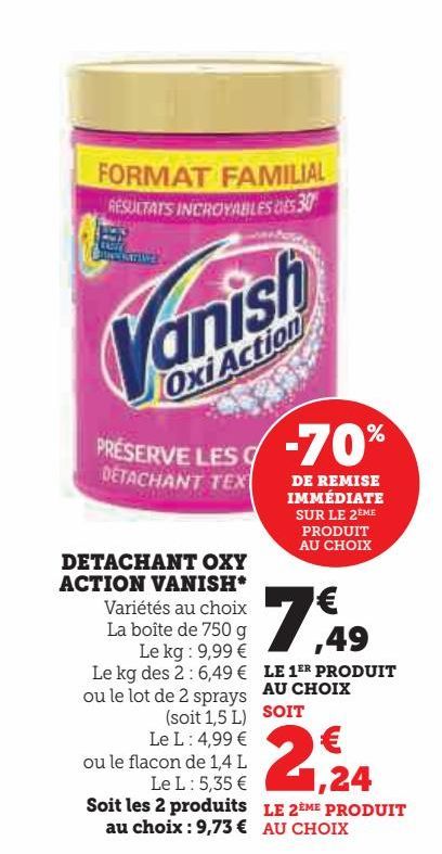 DETACHANT OXY  ACTION VANISH