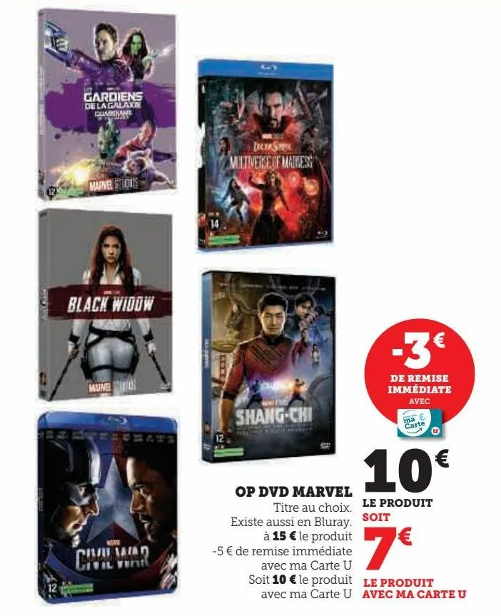 op dvd marvel