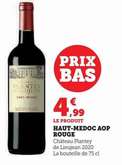 haut-medoc aop rouge