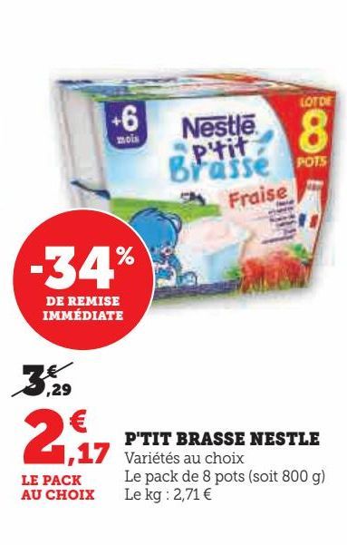 p'tit brasse Nestlé