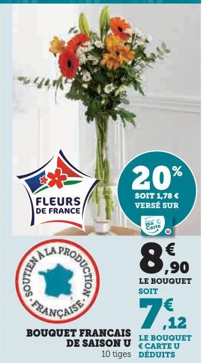 bouquet français de saison u