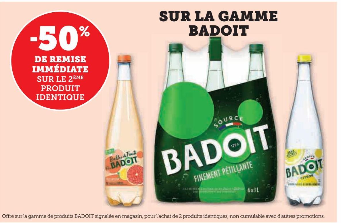 SUR LA GAMME BADOIT