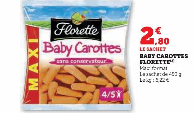 BABY CAROTTES FLORETTE