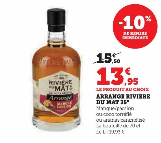 ARRANGE RIVIERE DU MAT 35°