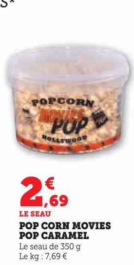 POP CORN MOVIES POP CARAMEL