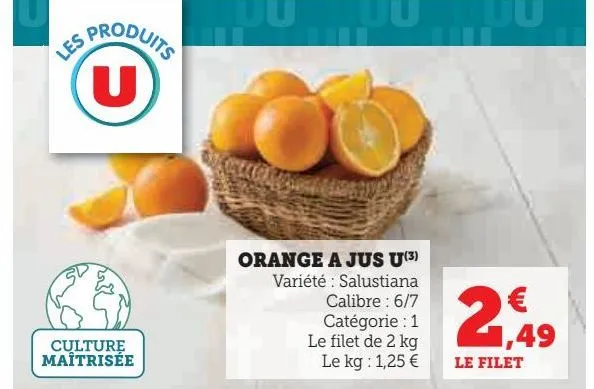 orange a jus u