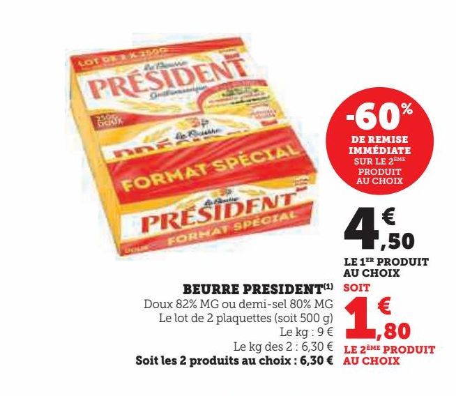 BEURRE PRESIDENT