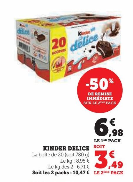 KINDER DELICE