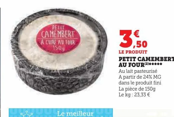 petit camembert au four*****