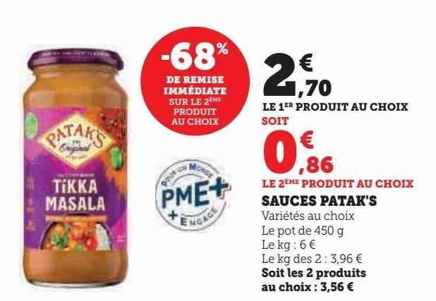sauces patak's
