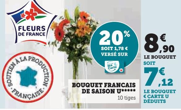 BOUQUET FRANCAIS  DE SAISON U