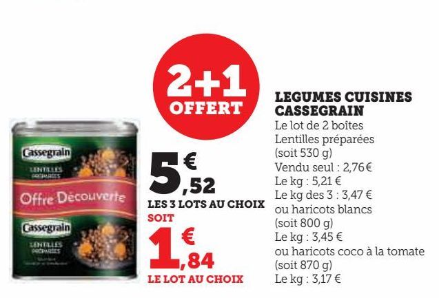 LEGUMES CUISINES  CASSEGRAIN