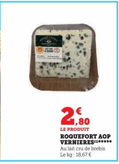 roquefort aop  vernieres