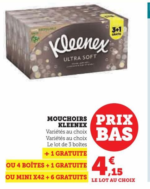 MOUCHOIRS KLEENEX