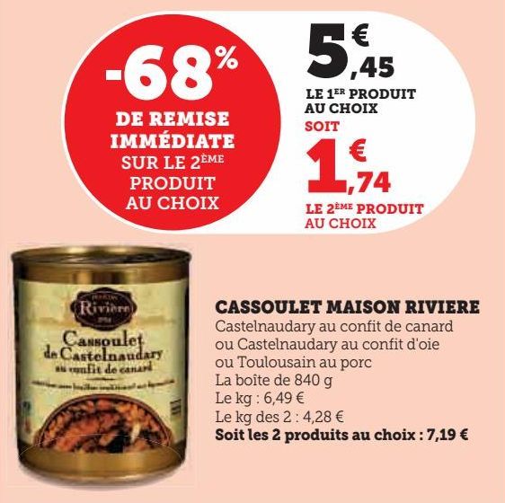 CASSOULET MAISON RIVIERE