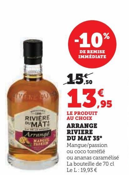 ARRANGE RIVIERE  DU MAT 35°