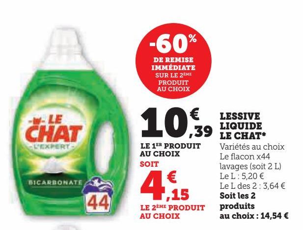 LESSIVE LIQUIDE  LE CHAT