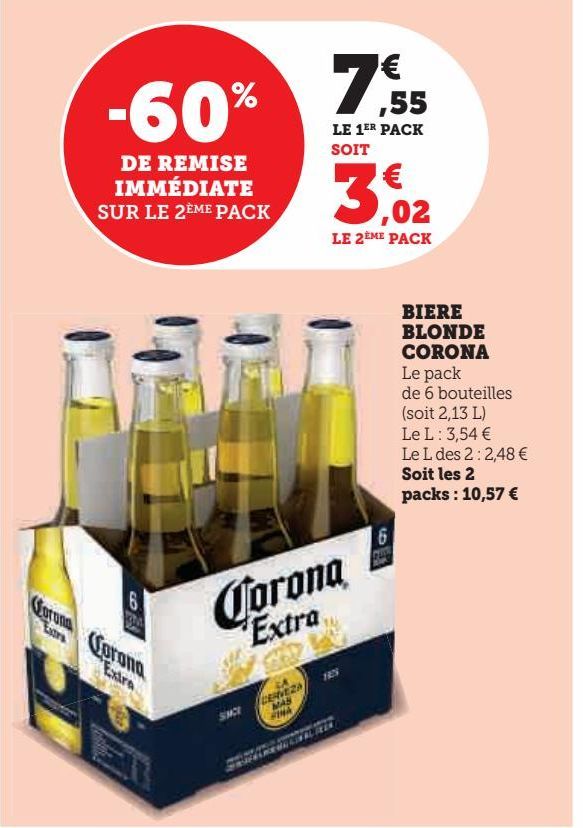 BIERE  BLONDE  CORONA