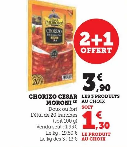 chorizo cesar moroni