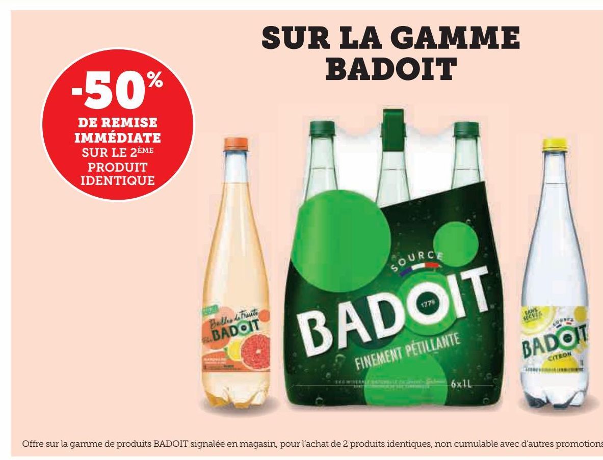 LA GAMME BADOIT