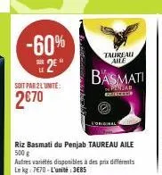 riz basmati taureau ailé