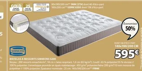 matelas à ressorts 