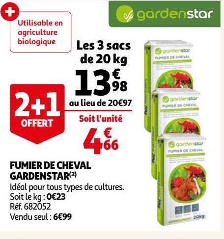 FUMIER DE CHEVAL GARDENSTAR