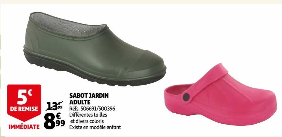 SABOT JARDIN ADULTE