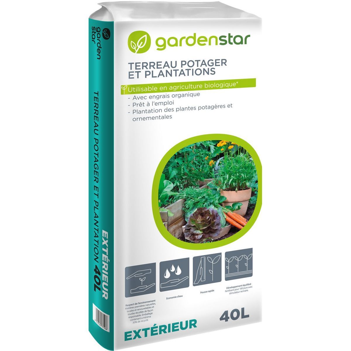 TERREAU POTAGER ET PLANTATION GARDENSTAR