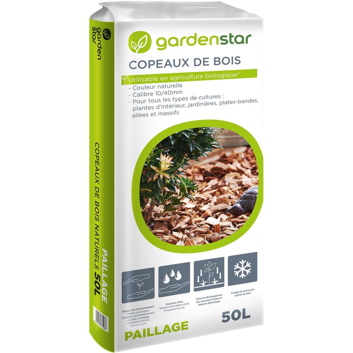 COPEAUX DE BOIS NATUREL GARDENSTAR