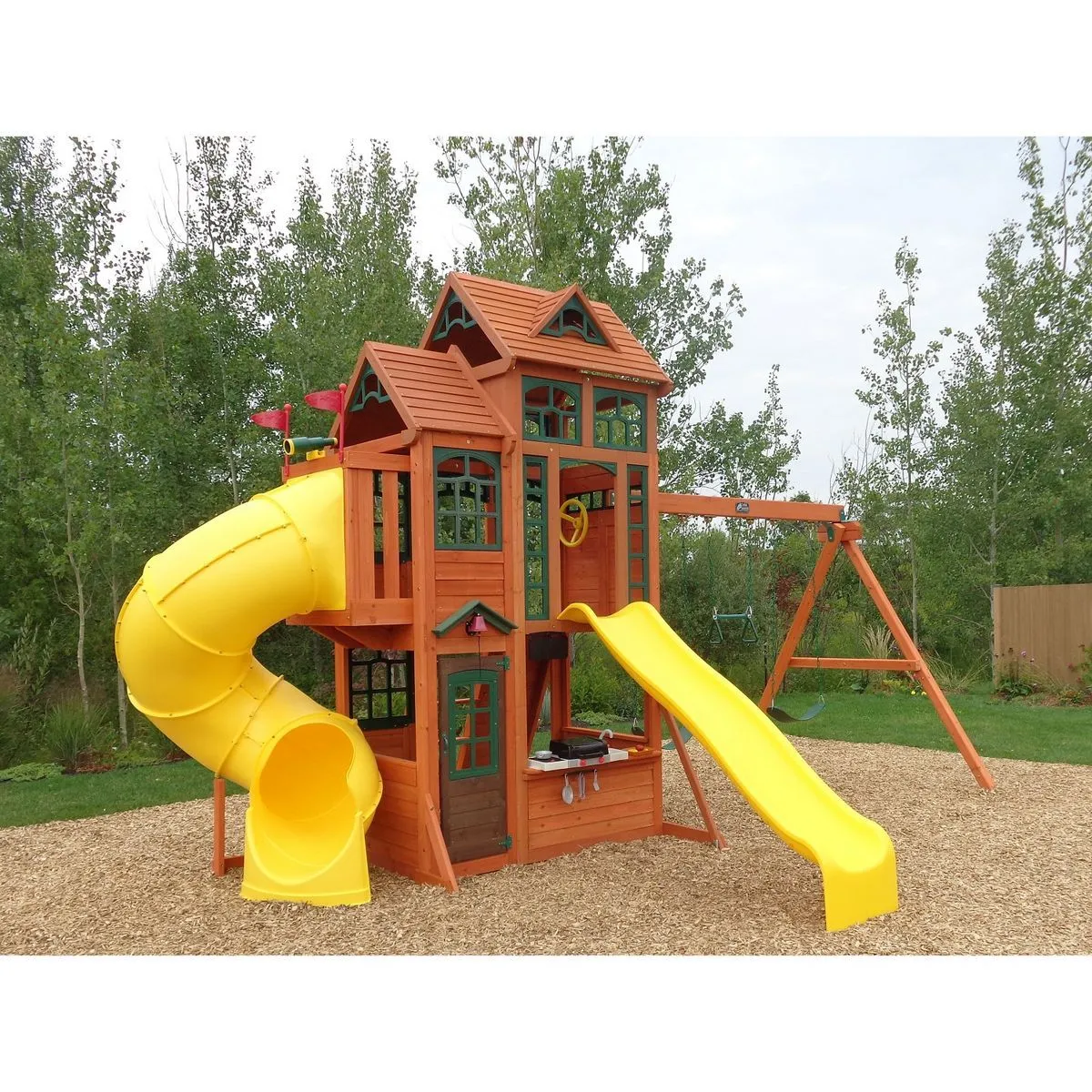 aire de jeux en bois canyon ridge