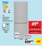Réfrigérateur combiné Beko offre à 699,99€ sur Conforama