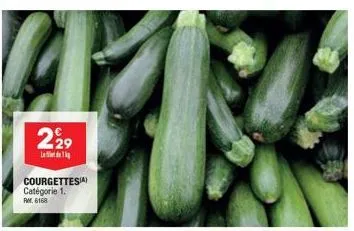 229  l  courgettesia) catégorie 1. ref. 6168 