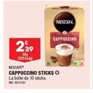 239  14 [127]  nescape  cappuccino 
