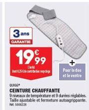 ceinture Quigg