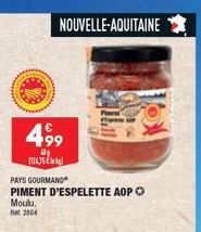 NOUVELLE-AQUITAINE  499  k  PAYS GOURMAND  PIMENT D'ESPELETTE AOP Ⓒ Moulu, RM 2804 