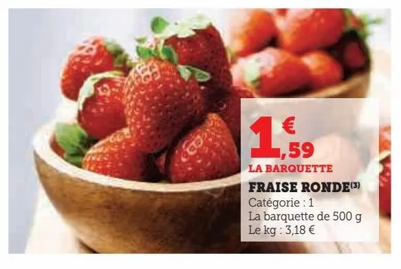 fraise ronde