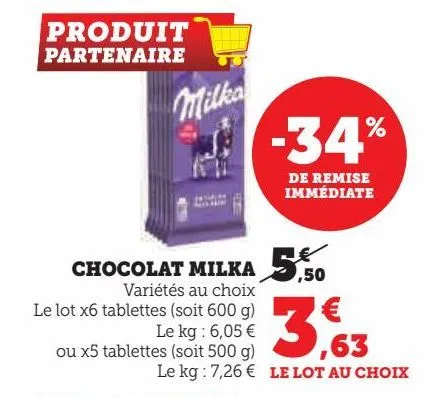 chocolat milka