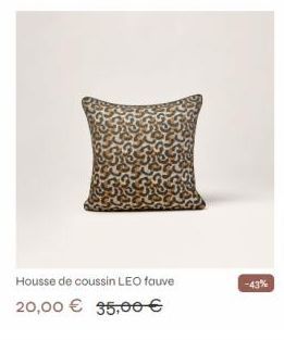 housse de coussin 