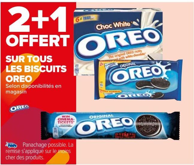 TOUS  LES BISCUITS  OREO 