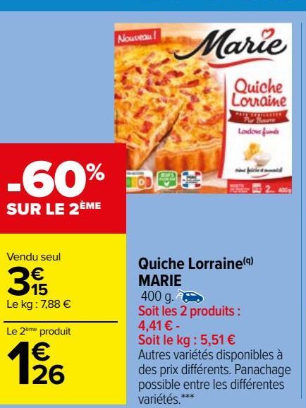 Quiche Lorraine(q)  MARIE