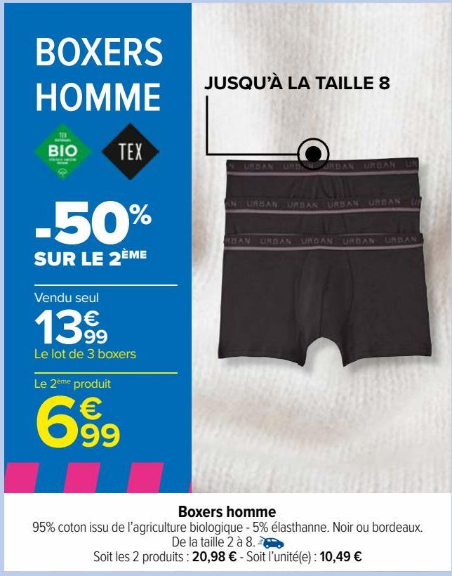 BOXERS  HOMME