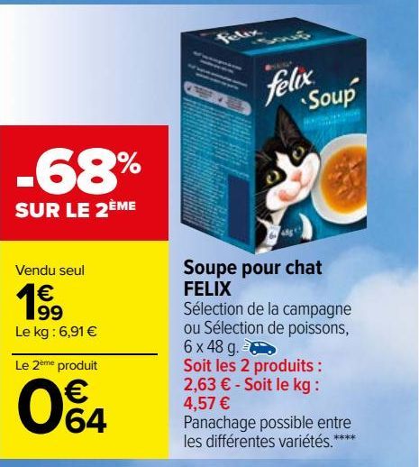 Soupe pour chat  FELIX