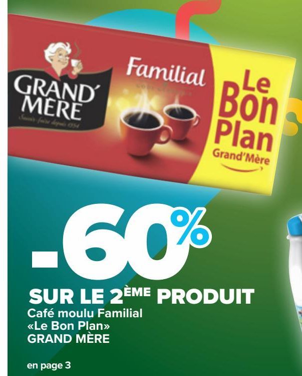 CAFÉ MOULU FAMILIAL LE BON PLAN GRAND MÈRE
