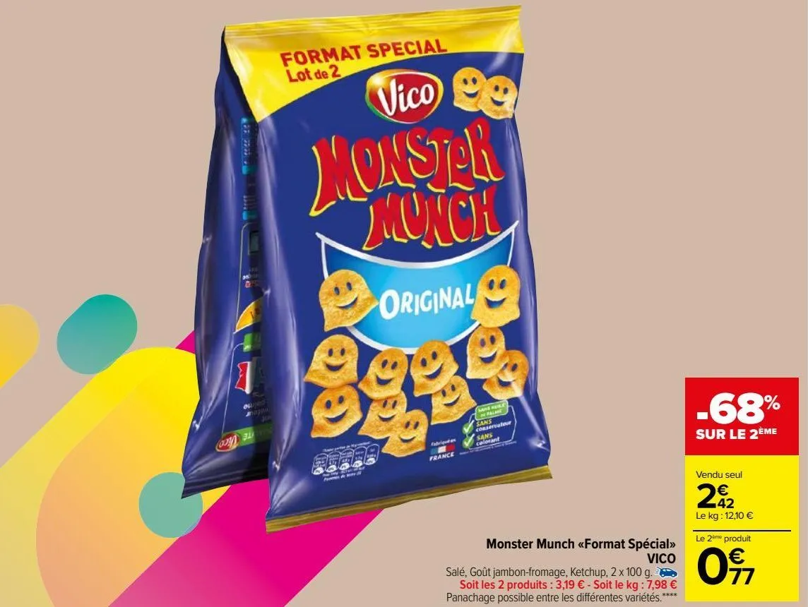 monster munch «format spécial» vico