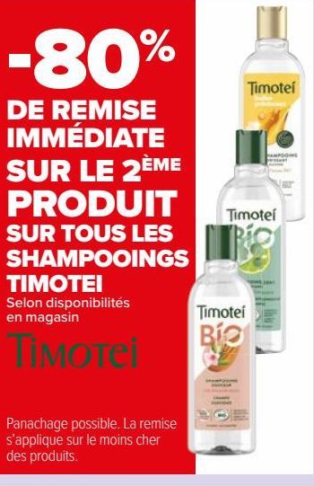 LES SHAMPOOINGS TIMOTEI