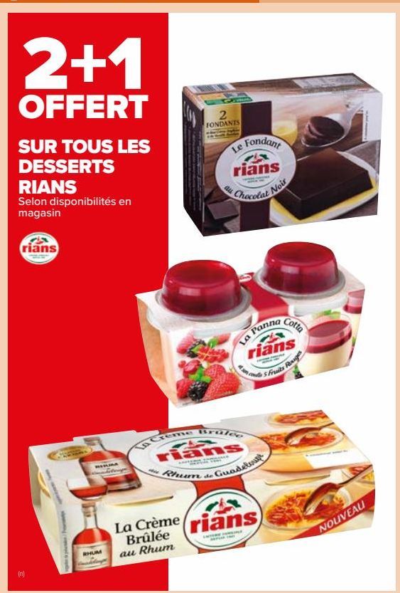 LES DESSERTS RIANS