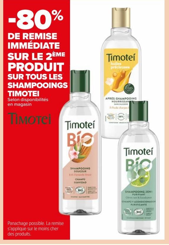 LES SHAMPOOINGS TIMOTEI