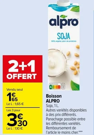 boisson alpro